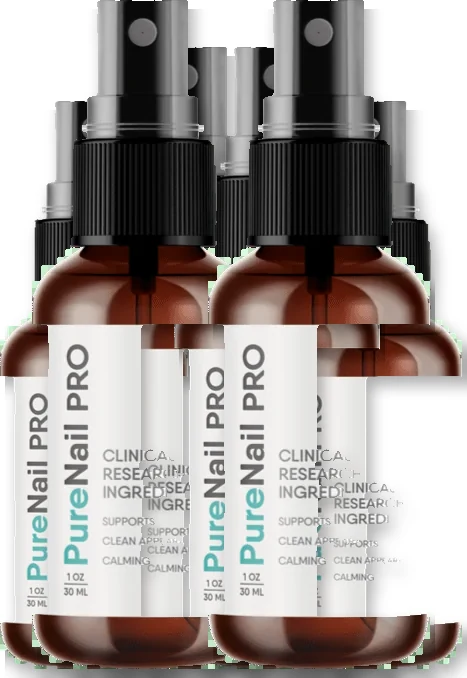 PureNail PRO 6-bottle 180-day nail care supply